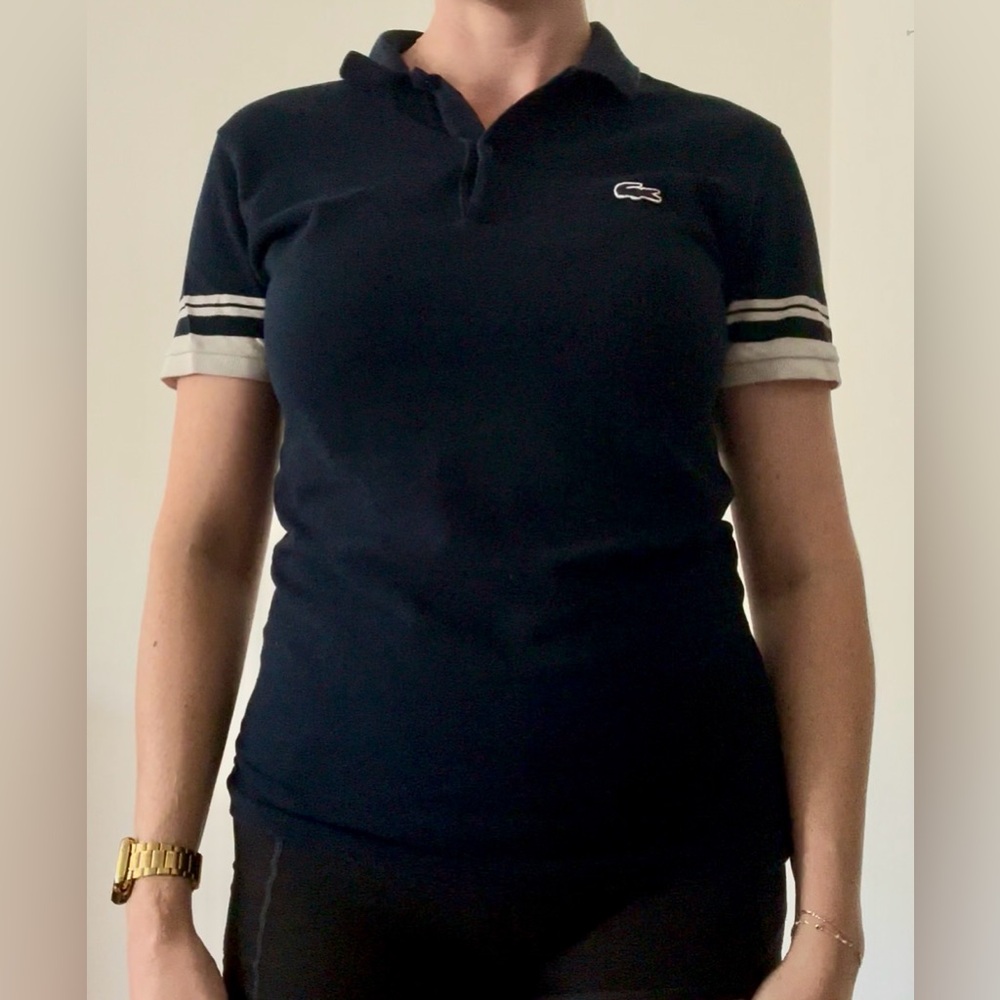 Lacoste Women's Dark Blue Polo Tee